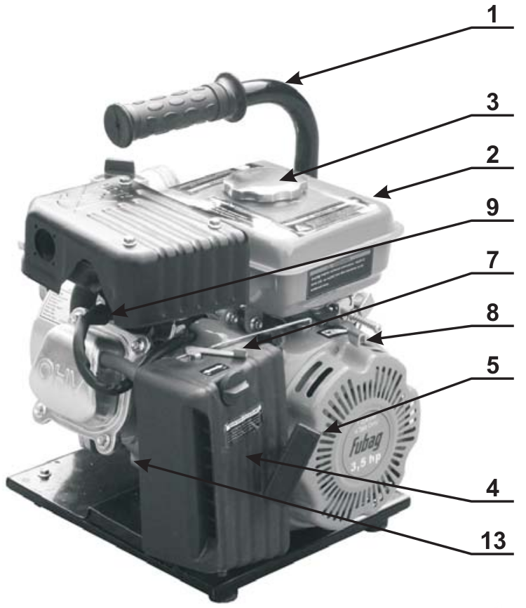 Схема FUBAG PG 302