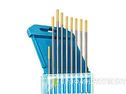 Электроды вольфрамовые КЕДР ВЛ-15-175 Ø 2,0 мм (золотистый) AC/DC