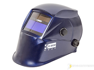 Маска сварщика КЕДР К-202 синяя